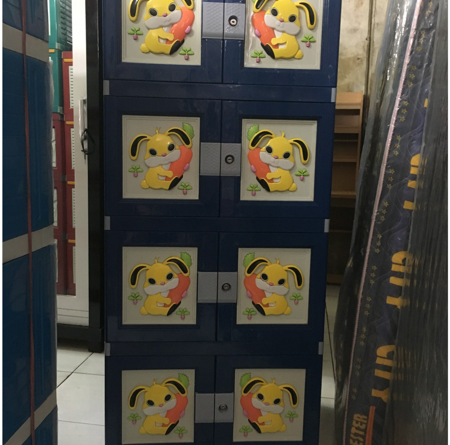 Lemari Plastik Miami 4 Susun Kunci